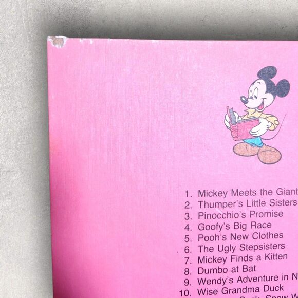 Vintage Disney Reader Lot of 3 Books Mickey, Pooh & Goofy 1980s-90s Bantam HC - Picture 5 of 10